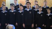 Vienna Boys Choir entertains Schwarzenegger
