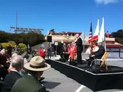 Jerry Brown on family's bridge pass