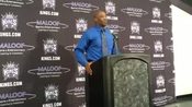 Keith Smart post-game, Feb. 2
