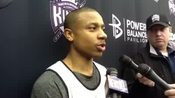 Isaiah Thomas post-practice, Feb. 3