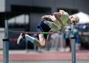Charlie Rader's old school high jump technique