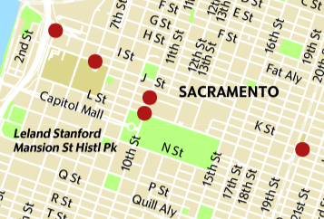 Interactive map link