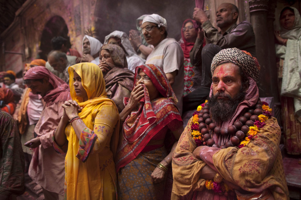 Holi At Vrindavan